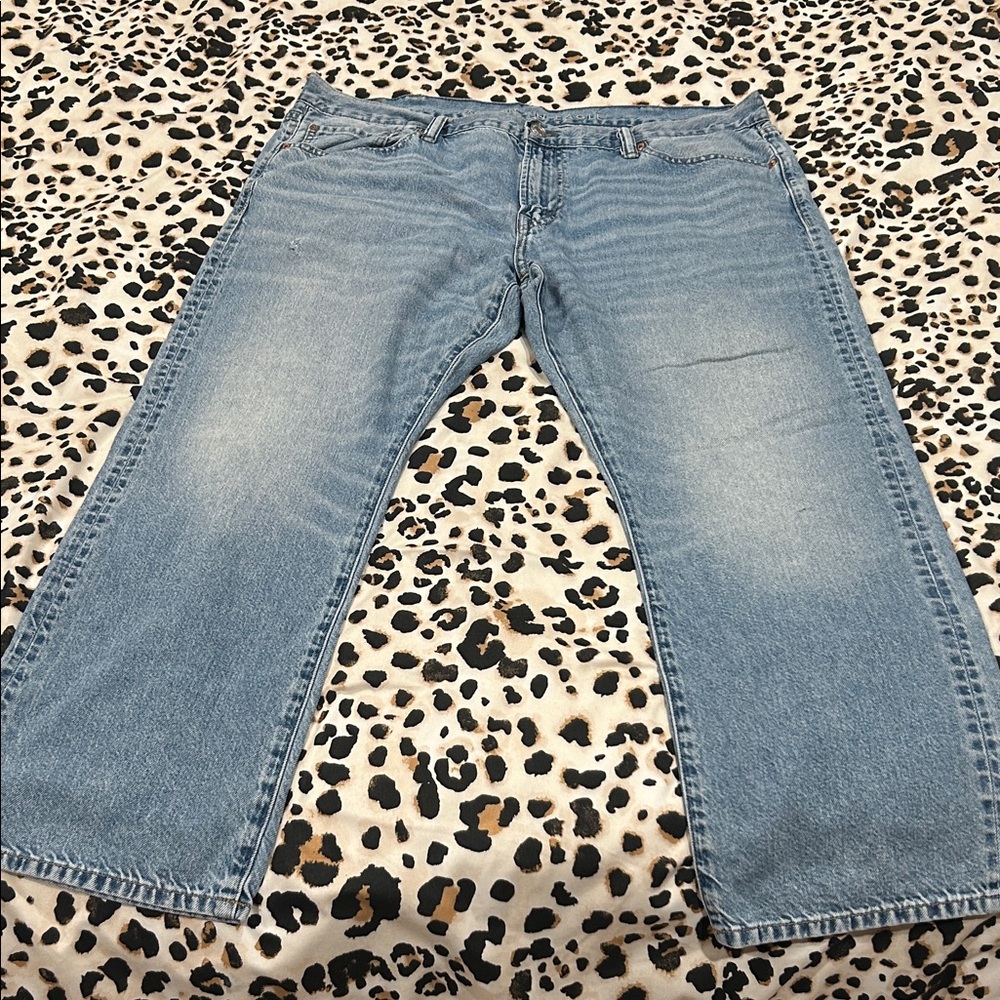American Eagle Outfitters Men's Light Blue Bootcut Jeans